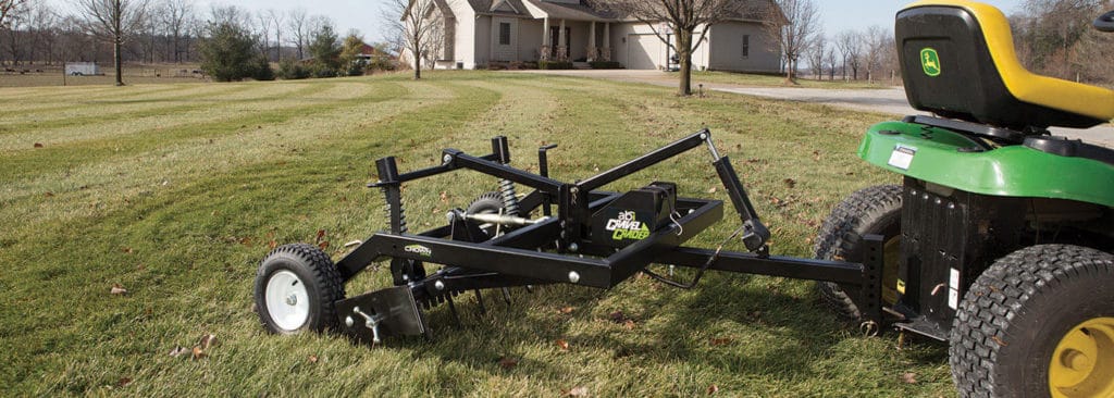 lawn mower grader